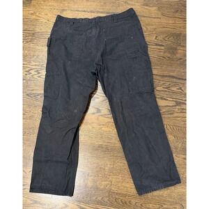 Brahma Carpenter Relaxed Fit 40 32 Men Black Work Pants Industrial Workwear